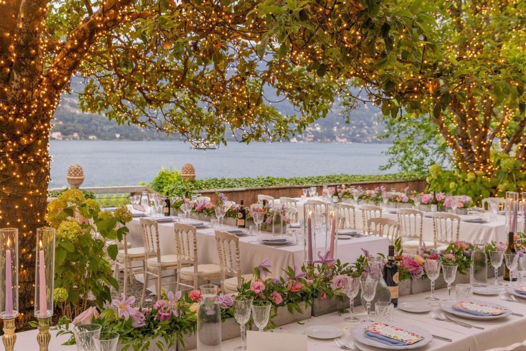 Villa Regina Teodolinda historic villa facade on Lake Como